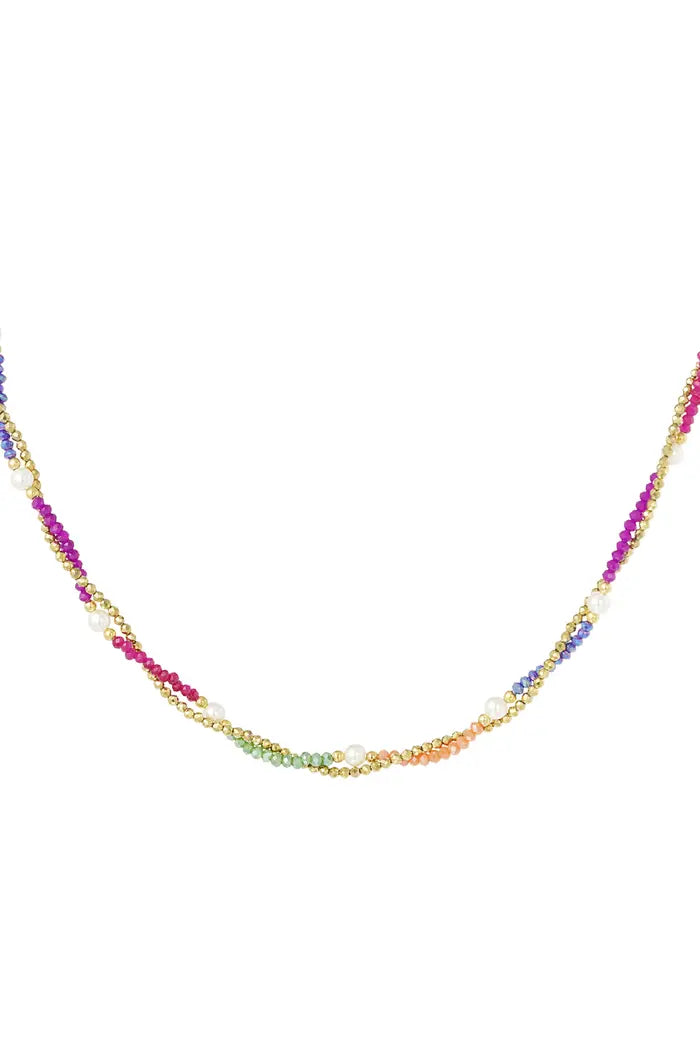 Twisted Beaded ketting - Verschillende Kleuren