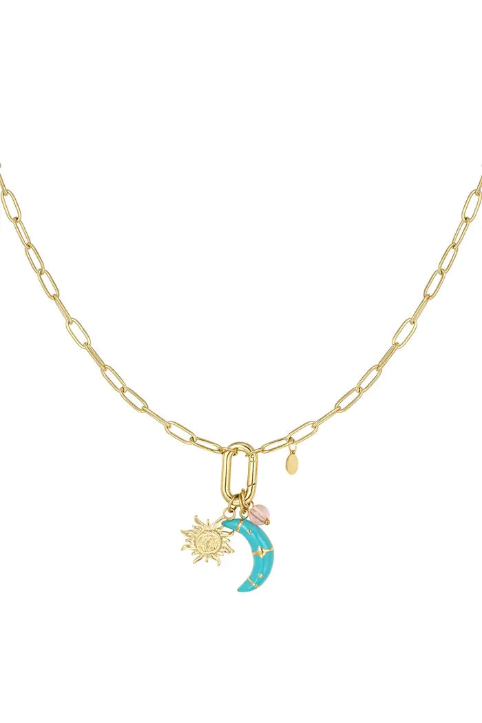 Moonlight magic necklace - gold