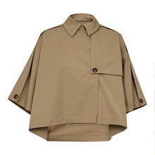 Load image into Gallery viewer, Francis Crop Trench Jacket
