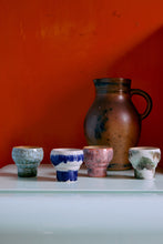 Load image into Gallery viewer, 70s ceramics: Lungo Mugs, Coral (set of 2)
