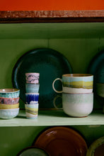 Load image into Gallery viewer, 70s Ceramics: egg cups, vibrance (set of 4)
