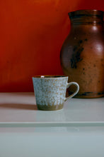Afbeelding in Gallery-weergave laden, 70s Ceramics: Cappuccino Mok Verdigris
