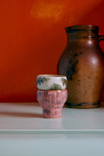 Load image into Gallery viewer, 70s ceramics: Lungo Mugs, Coral (set of 2)
