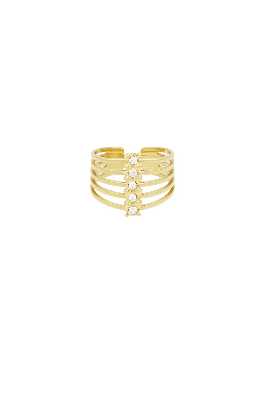 Stacked Sparkle Ring - Verschillende Kleuren