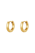 Load image into Gallery viewer, Basic hoop earrings Gold, Silver
