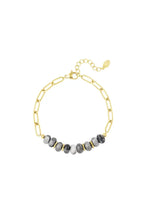 Load image into Gallery viewer, Chunky bracelet with stones - Different Colors
