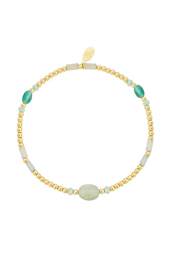Beaded Armband Groen