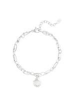 Load image into Gallery viewer, Beach vibe bracelet with shell charm

