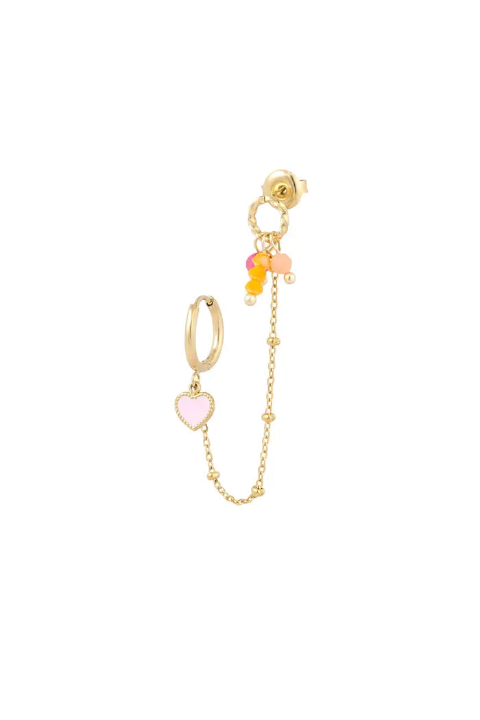 Double summer love earring - Different colors