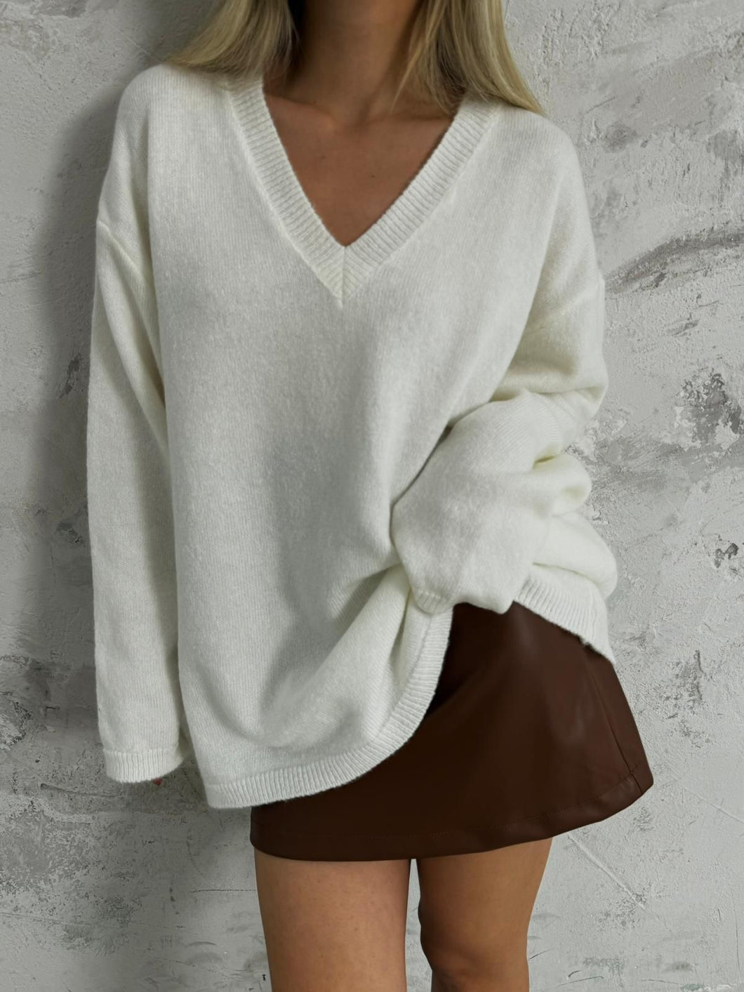 Ezra Basic Trui - Verschillende Kleuren