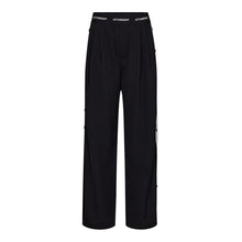 Afbeelding in Gallery-weergave laden, Amina Logo  Panel Pants Zwart
