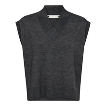 Load image into Gallery viewer, My V-Knit Vest Donker Grijs
