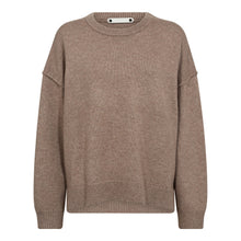Afbeelding in Gallery-weergave laden, Maja Slit O Neck Knit Latte
