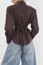 Afbeelding in Gallery-weergave laden, Jada Striped Blouse Brown
