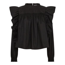 Load image into Gallery viewer, Cotton Crisp Frill Blouse
