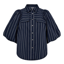 Load image into Gallery viewer, Sebi Stripe Puff Shirt
