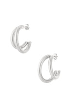 Afbeelding in Gallery-weergave laden, Small Double Hoop Oorbellen - Verschillende Kleuren
