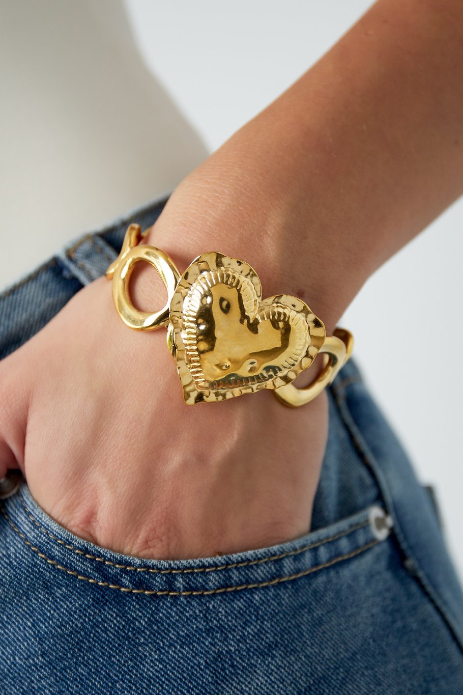 Liefdesmanchet armband