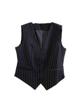 Load image into Gallery viewer, Copine Stripes Waistcoat

