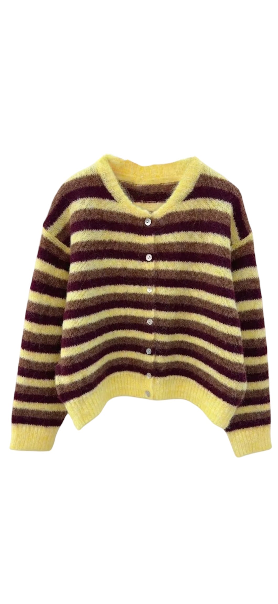 Lola Strepen Vest Geel