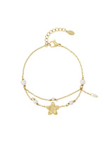 Afbeelding in Gallery-weergave laden, Dubbele Bloem Armband - Verschillende Kleuren
