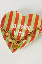 Load image into Gallery viewer, Hart Sieraden Schaal  la Dolce Vita
