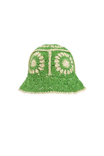 Load image into Gallery viewer, Crochet hoedje met bloemen - Verschillende Kleuren
