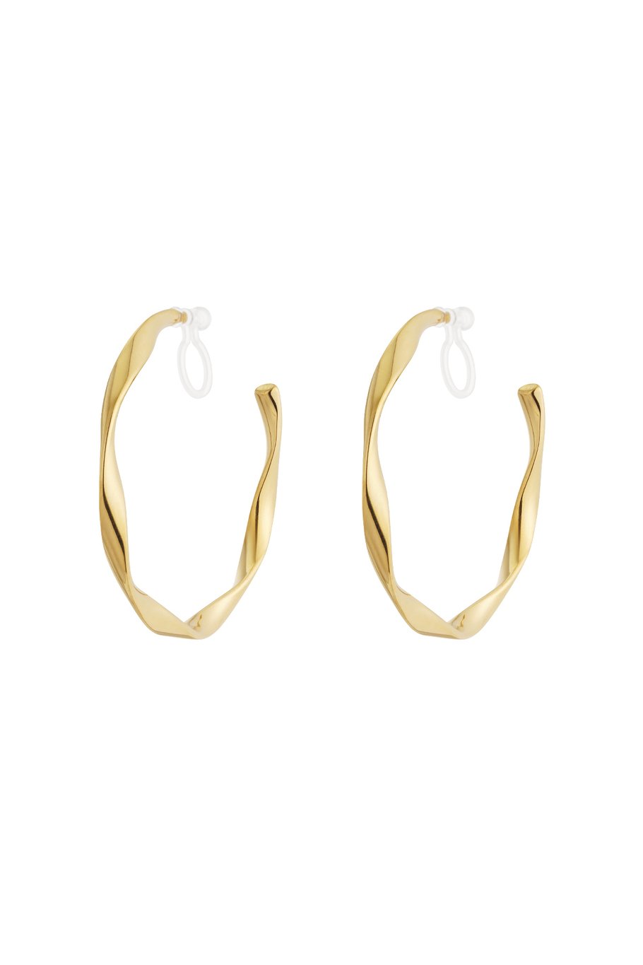 Twist Hoops Clip  Oorbellen- Verschillende Kleuren
