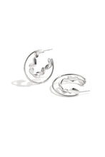 Load image into Gallery viewer, Dubbele Creolen met Draai - Verschillende Kleuren
