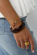Afbeelding in Gallery-weergave laden, Luipaard hars armband
