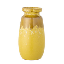 Load image into Gallery viewer, Savreen Vase, Yellow, Stoneware
