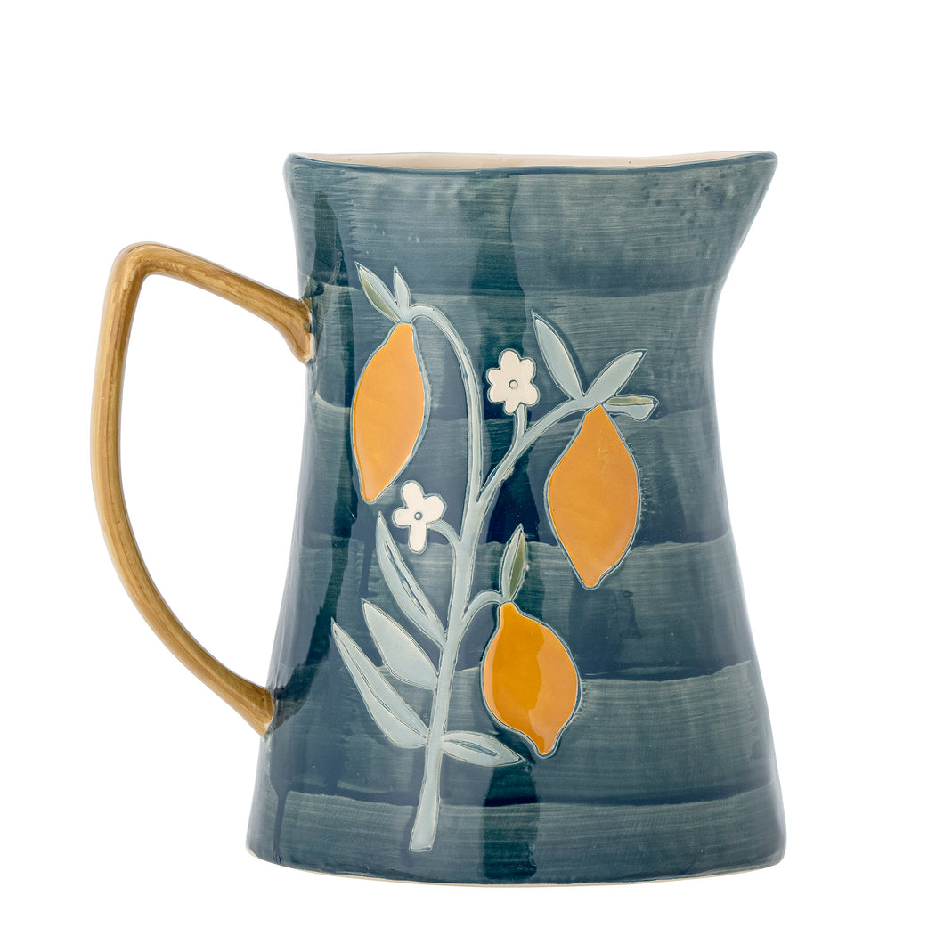 Feriha Jug, Blue, Stoneware