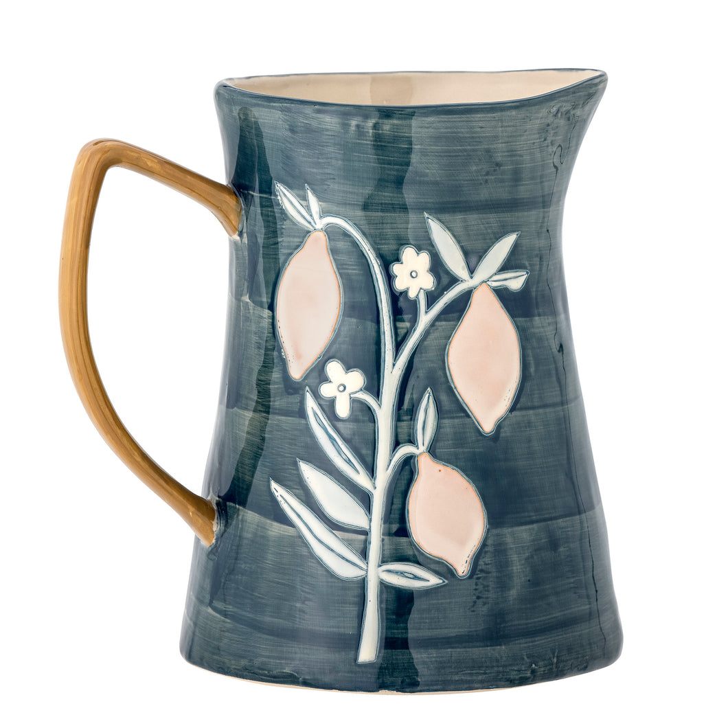 Feriha Jug, Blue, Stoneware