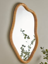 Load image into Gallery viewer, Ashlie Wall Mirror, Nature, Rattan
