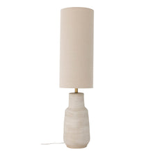 Load image into Gallery viewer, Linetta Floor Lamp, White, Stoneware
