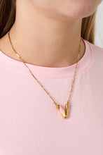 Load image into Gallery viewer, Happy Initials ketting met bedels
