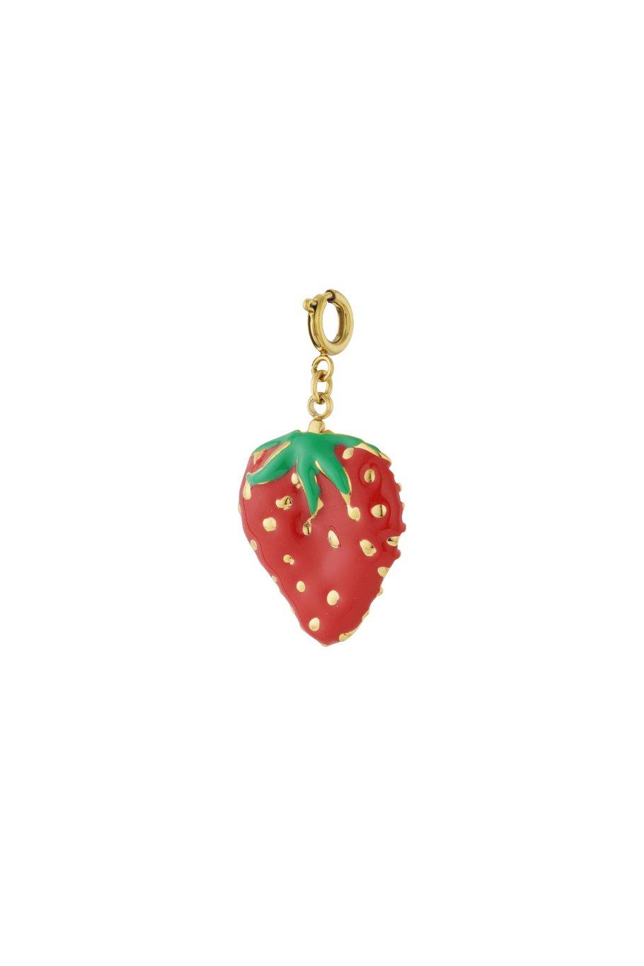 Aardbeien sieraden bedel