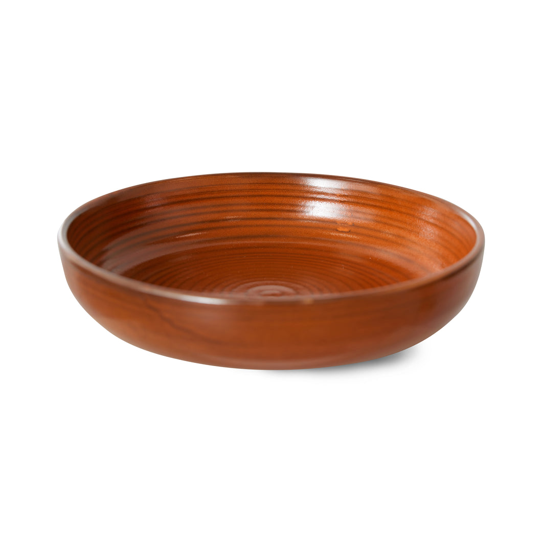 Chef ceramics: Diep Bord M, Deep orange