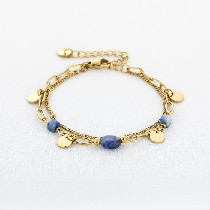 Natuur Steentjes Armband - Verschillende Kleuren