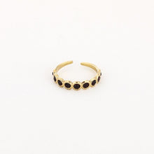 Afbeelding in Gallery-weergave laden, Verstelbare Ring met Steentjes - Verschillende Kleuren
