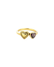 Load image into Gallery viewer, Hartjes Ring met Zirkonia - Verschillende Kleuren
