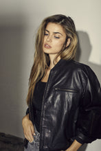Load image into Gallery viewer, Pilo Oversized Leather Bomber
