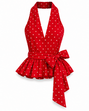 Afbeelding in Gallery-weergave laden, Dotty Halter Top - Verschillende Kleuren
