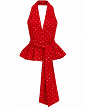 Afbeelding in Gallery-weergave laden, Dotty Halter Top - Verschillende Kleuren
