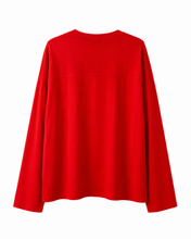 Afbeelding in Gallery-weergave laden, Red Long Sleeve Shirt
