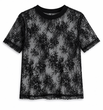 Afbeelding in Gallery-weergave laden, Jess Lace Tee - Verschillende Kleuren

