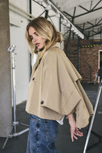 Load image into Gallery viewer, Francis Crop Trench Jacket
