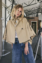 Load image into Gallery viewer, Francis Crop Trench Jacket
