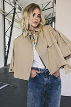 Load image into Gallery viewer, Francis Crop Trench Jacket
