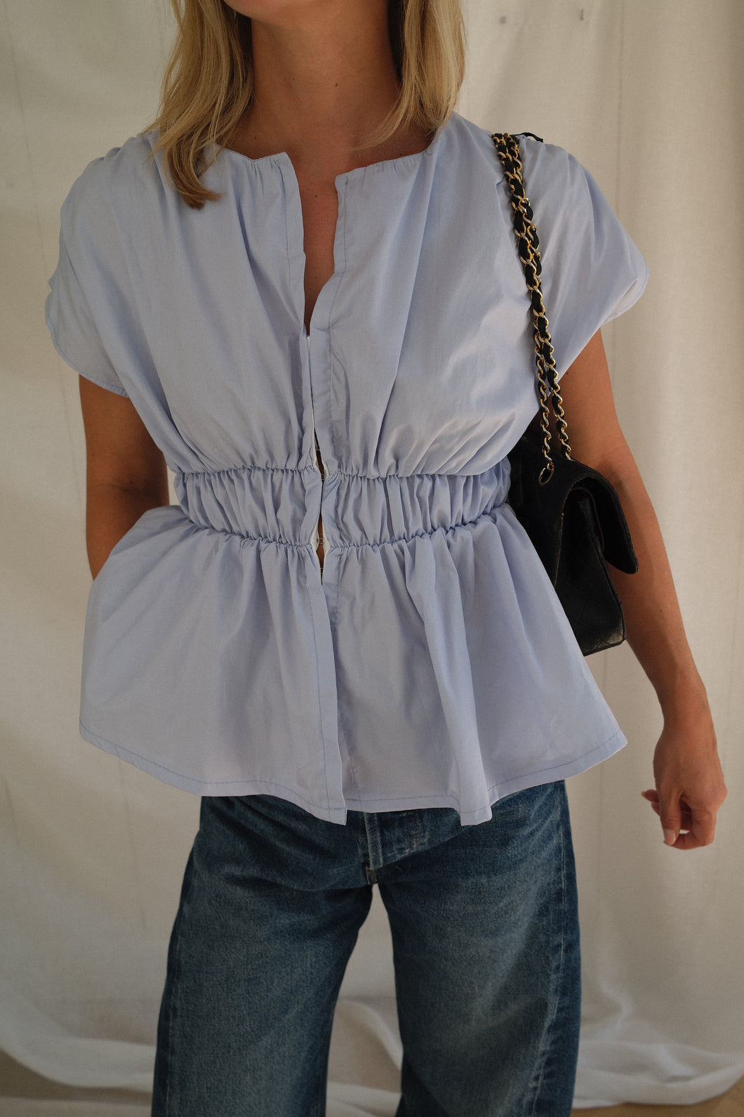 Blouse Louise Licht Blauw